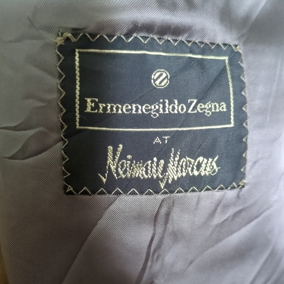 Ermenegildo Zegna Wool Plaid Houndstooth Blazer Sport Coat Jacket Size 52 (US L) - Picture 10 of 12